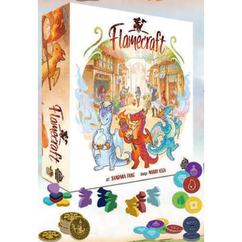 Lucky Duck Games Flamecraft Board Game - Standard Edition
