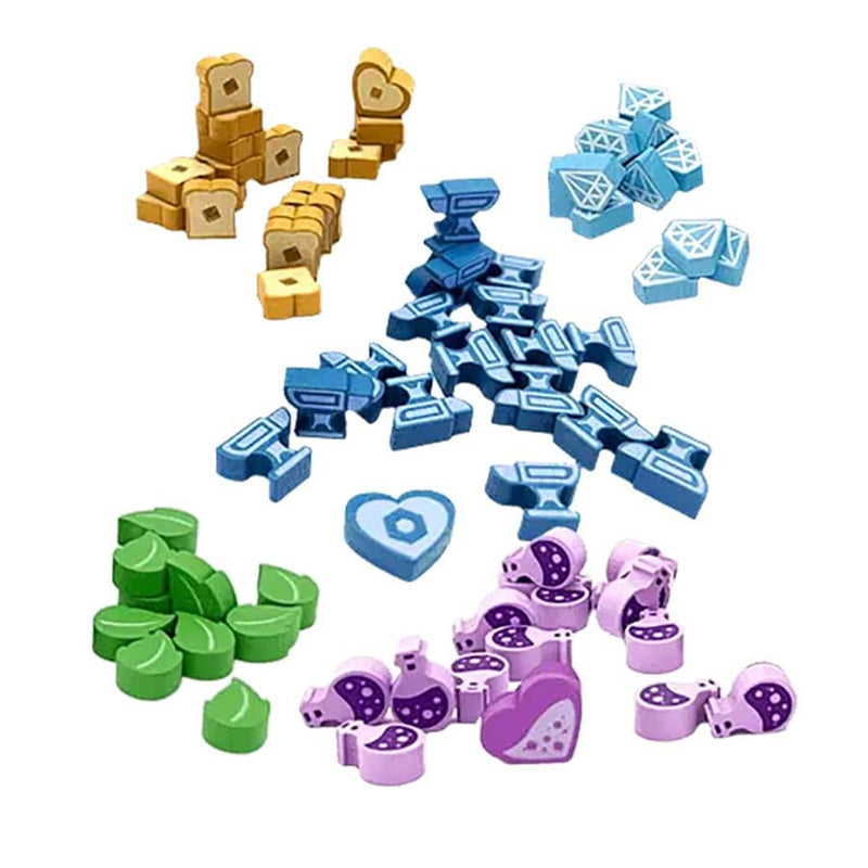 Lucky Duck Games Flamecraft Deluxe Wooden Resources (Second Edition)
