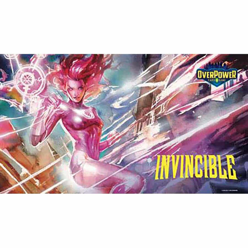 Lazarus Rising Games OverPower TCG Skybound Premium Playmat - Invincible Atom Eve