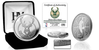 Highland Mint Milwaukee Bucks Silver Mint Coin - Limited Edition /5,000