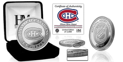 Highland Mint Montreal Canadiens Silver Mint Coin - Limited Edition /5,000