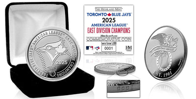 Highland Mint Toronto Blue Jays 2025 A.L. East Division Champions Silver Coin - Limited Edition /5,000