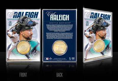 Highland Mint Cal Raleigh Seattle Mariners Bronze Coin Acrylic Holder - Limited Edition /5,000