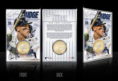 Highland Mint Aaron Judge New York Yankees Bronze Coin Acrylic Holder - Limited Edition /5,000