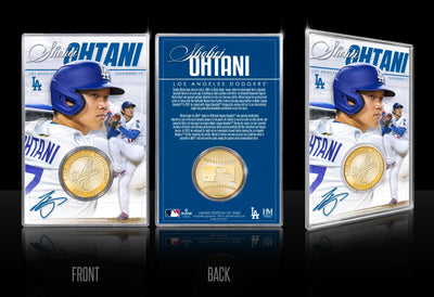 Highland Mint Shohei Ohtani Los Angeles Dodgers Bronze Coin Acrylic Holder - Limited Edition /5,000