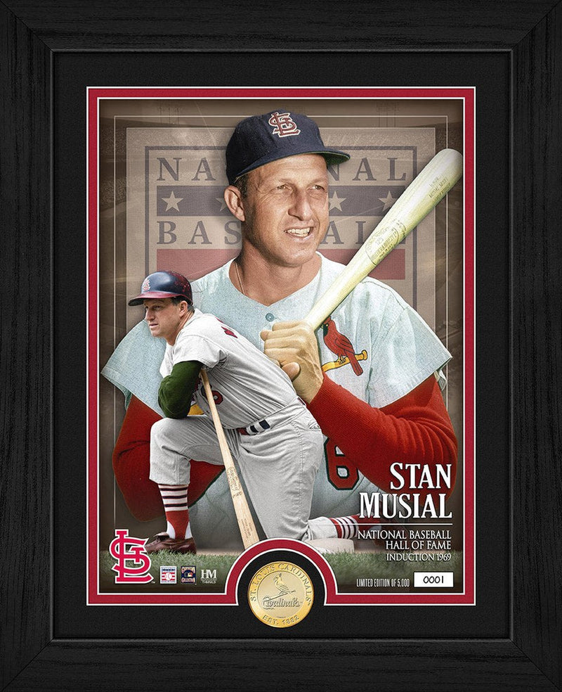 Highland Mint Stan Musial Class of 1969 Bronze Coin Photo Mint - Limited Edition /5,000