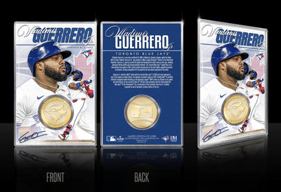 Highland Mint Vladimir Guerrero Jr. Toronto Blue Jays Bronze Coin Acrylic Card - Limited Edition /5,000