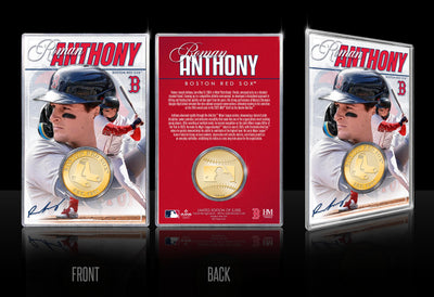 Highland Mint Roman Anthony Boston Red Sox Bronze Coin Acrylic Card - Limited Edition /5,000