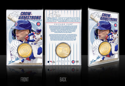 Highland Mint Pete Crow-Armstrong Chicago Cubs Bronze Coin Card - Limited Edition /5,000