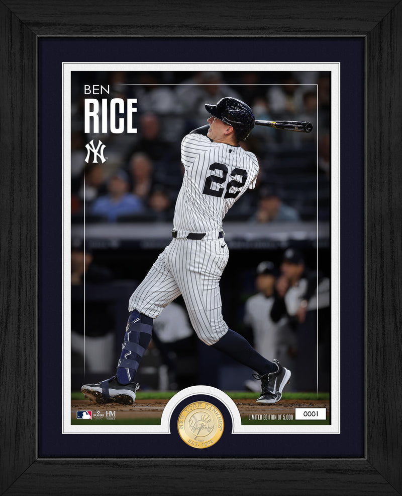 Highland Mint Ben Rice New York Yankees Bronze Coin Photo Mint - Limited Edition /5,000