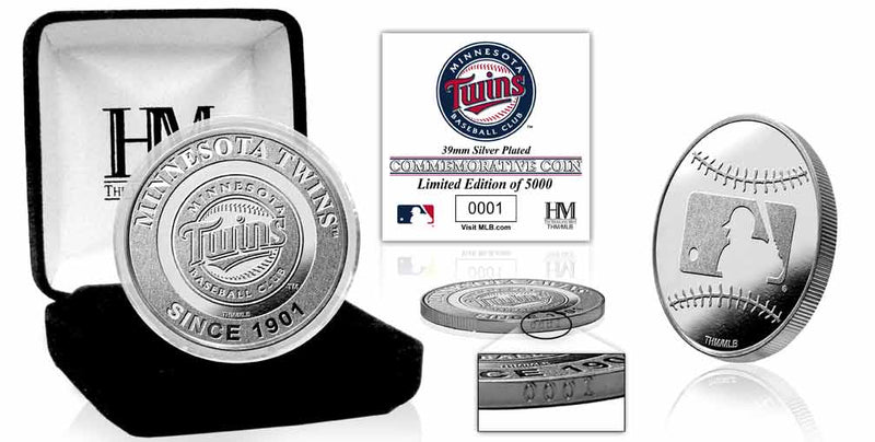 Highland Mint Minnesota Twins Silver Coin - Limited Edition /5,000