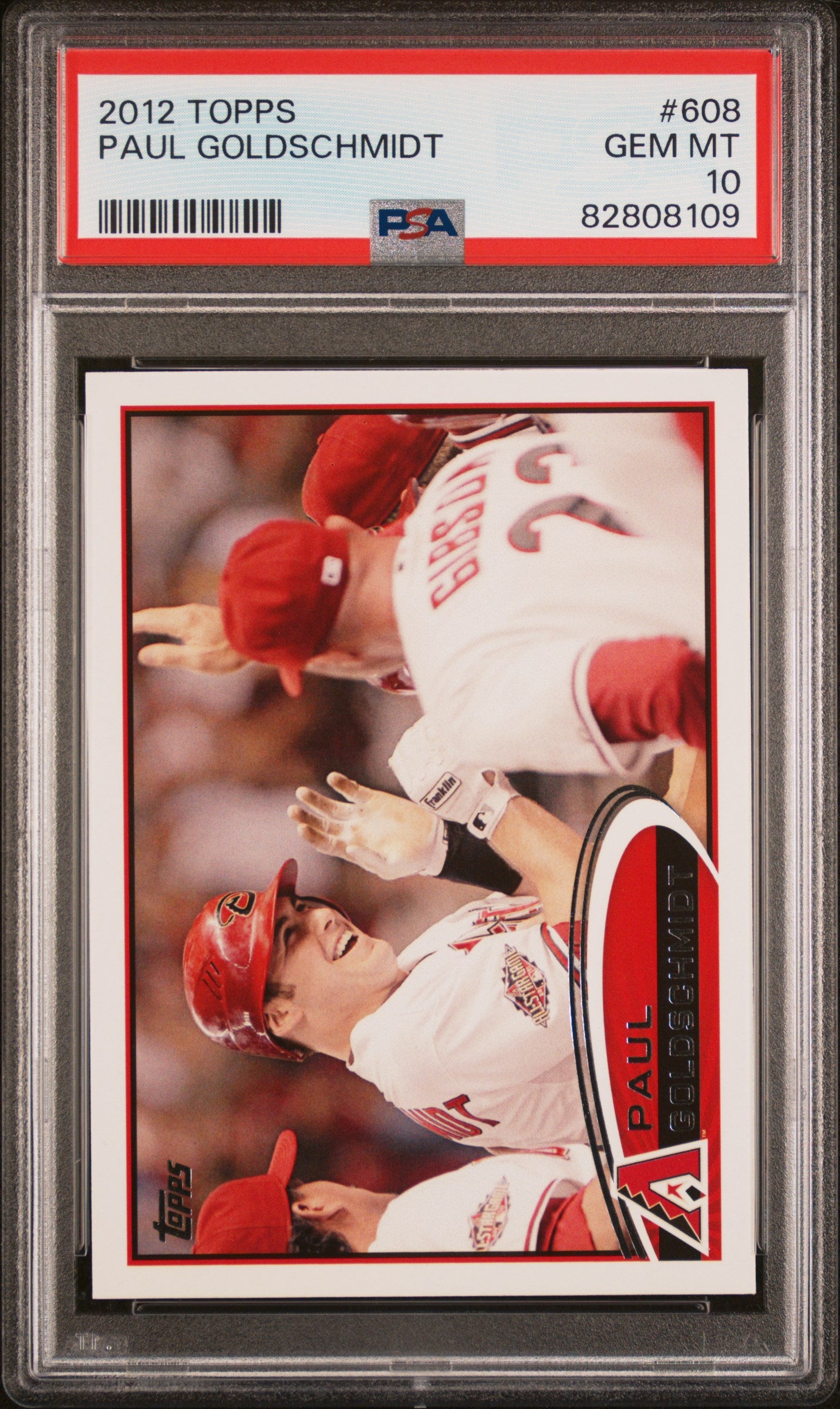 2012 Topps Paul Goldschmidt #608 PSA 10