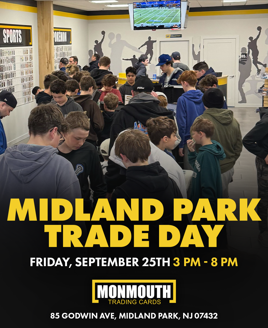 Sports Card Trade Night in New Jersey | Monmouth Cards, Midland Park Trade Day