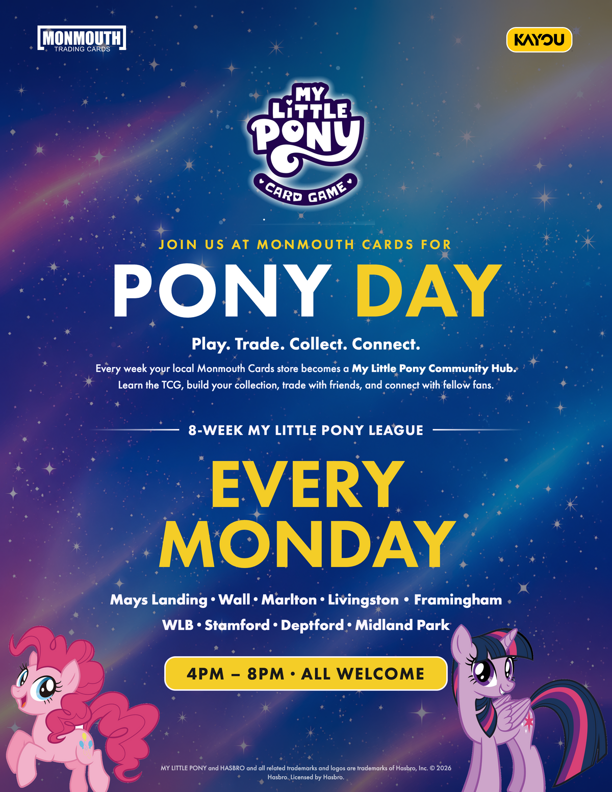 My Little Mondays | Pony Day at Monmouth Cards: A My Little Pony Community Hub