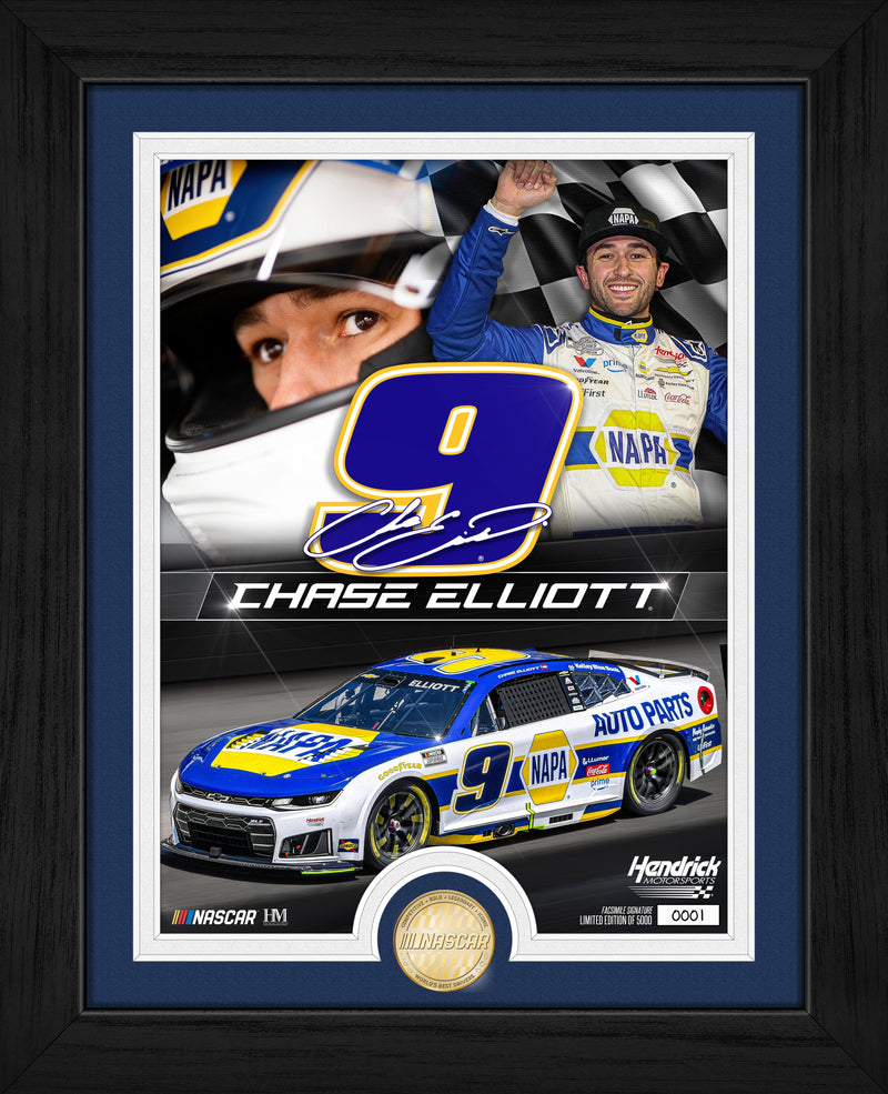 Highland Mint Chase Elliott Hendrick Motorsports Bronze Coin Photo Mint - Limited Edition /5,000