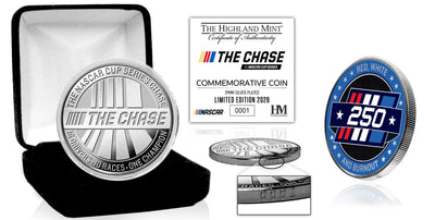 Highland Mint NASCAR The Chase 2026 Commemorative Silver-Plated Coin - Limited Edition /2,026