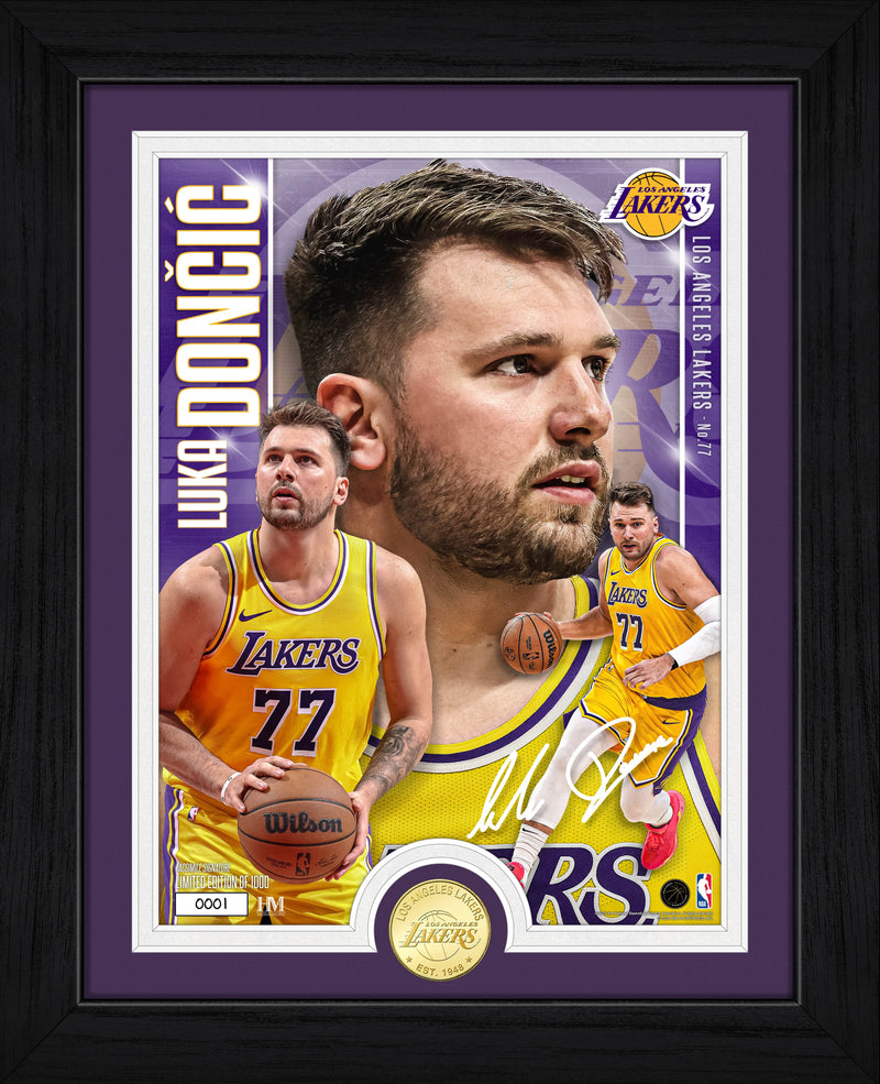 Highland Mint Luka Doncic Los Angeles Lakers Bronze Coin Photo Mint - Limited Edition /1,000