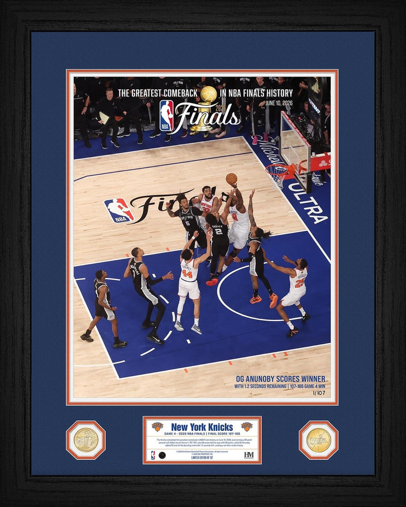 Highland Mint OG Anunoby Game Winner NBA Finals Game 4 Photo Mint - Limited Edition /107