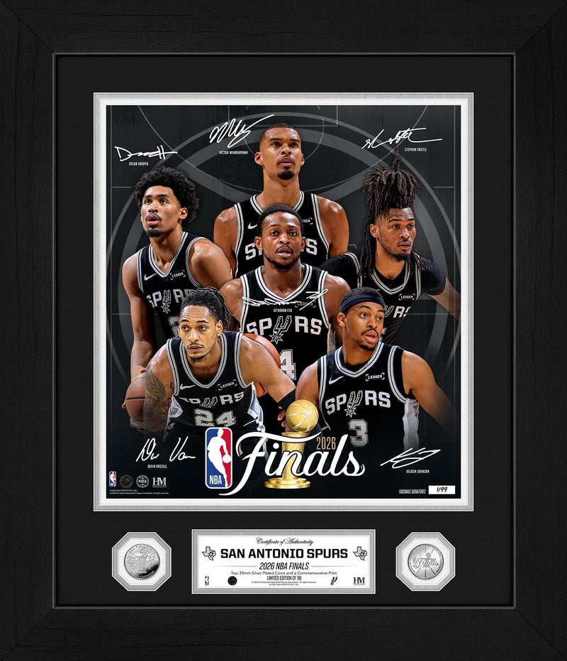 Highland Mint San Antonio Spurs 2026 NBA Finals Champions Silver Coin Photo Mint - Special Edition