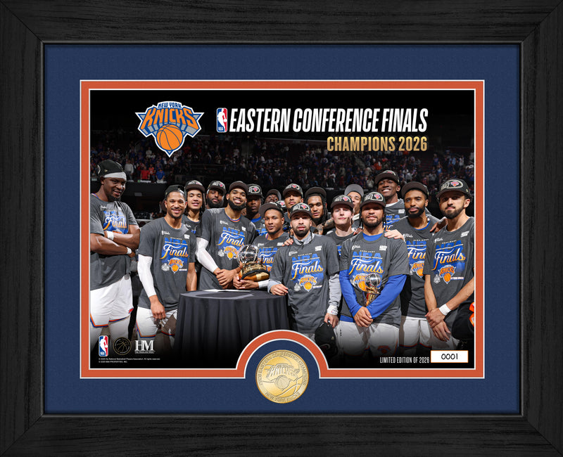 Highland Mint New York Knicks 2026 NBA Eastern Conference Champions Bronze Coin Photo Mint - Limited Edition /2,026