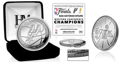 Highland Mint San Antonio Spurs 2026 NBA Western Conference Champions Silver Coin - Limited Edition /5000