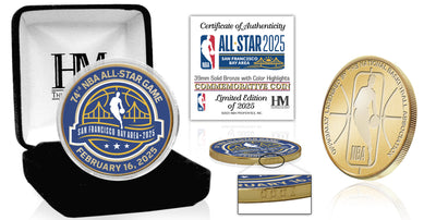Highland Mint NBA All-Star Game 2025 Commemorative Bronze Coin - Limited Edition /2025
