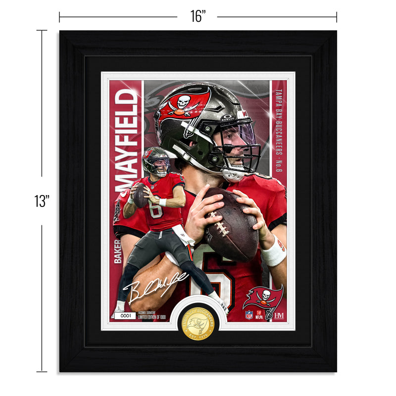 Highland Mint Baker Mayfield Bronze Coin Photo Mint - Limited Edition /1,000