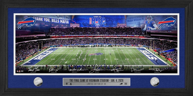 Highland Mint Buffalo Bills Final Game at Highmark Stadium Silver Coin Photo Mint