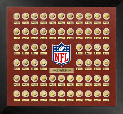 Highland Mint Super Bowl 60th Anniversary Gold Game-Coin Collection Frame - Limited Edition /60