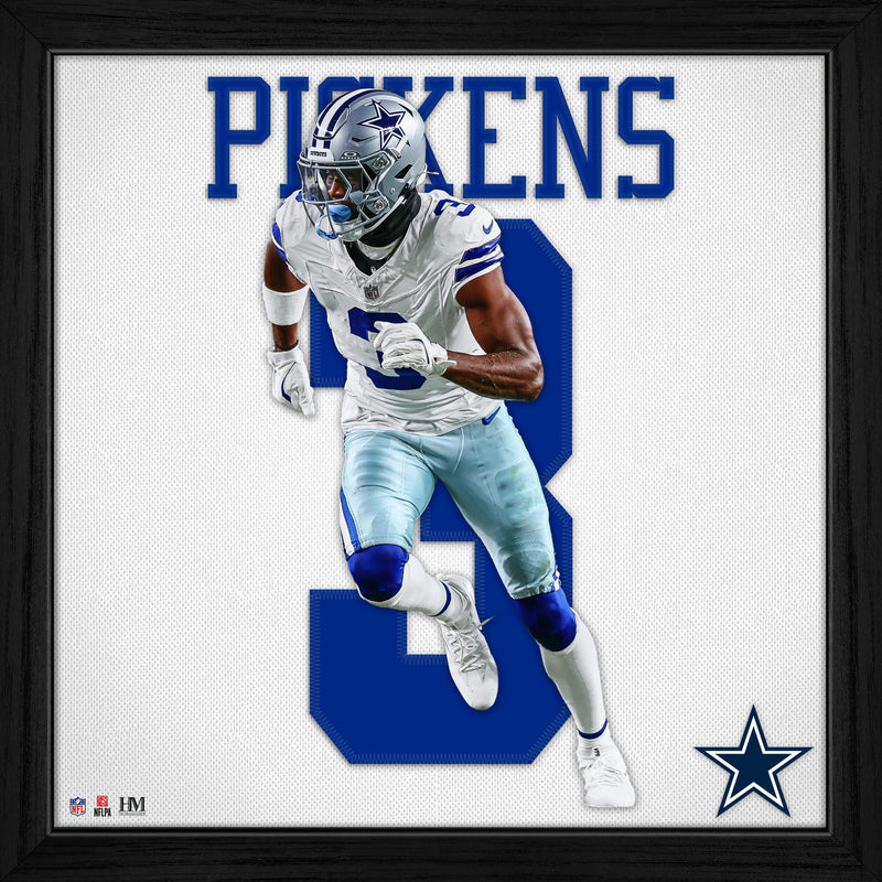 Highland Mint George Pickens Dallas Cowboys Impact Jersey Frame