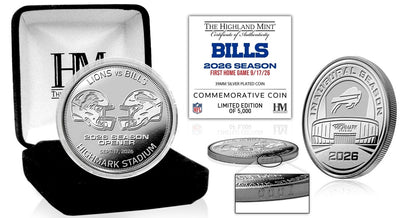 Highland Mint Buffalo Bills Highmark Stadium Inaugural Game Silver-Plated Coin - Limited Edition /5,000