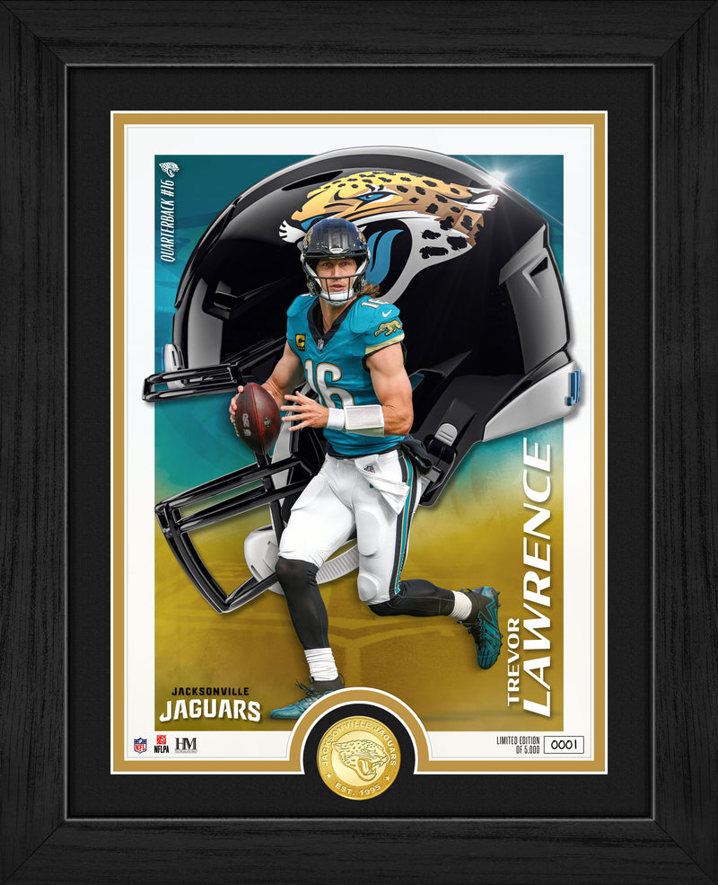 Highland Mint Trevor Lawrence Jacksonville Jaguars Bronze Coin Photo Mint - Limited Edition /5,000