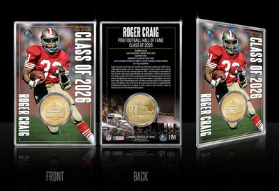 Highland Mint Roger Craig 2026 NFL Hall of Fame Induction Bronze Coin Card - Limited Edition /5000