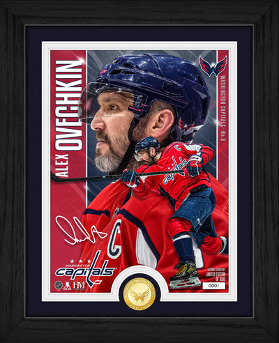 Highland Mint Alexander Ovechkin Washington Capitals Bronze Coin Photo Mint - Limited Edition /1,000