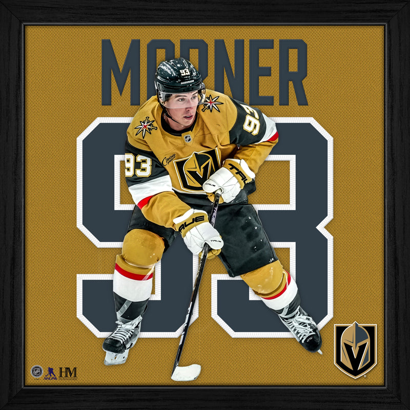 Highland Mint Mitch Marner Vegas Golden Knights Impact Jersey Frame - 13" x 13"