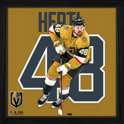 Highland Mint Tomas Hertl Vegas Golden Knights Impact Jersey Frame