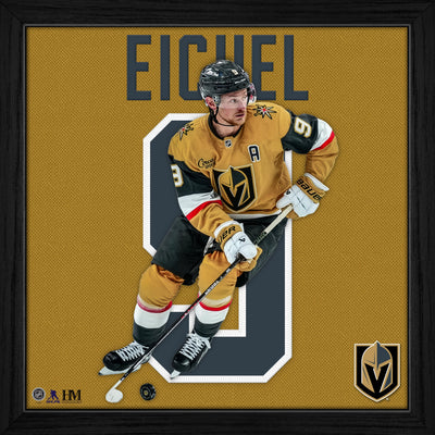 Highland Mint Jack Eichel Vegas Golden Knights Impact Jersey Frame - 13" x 13"