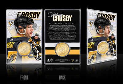 Highland Mint Sidney Crosby Pittsburgh Penguins Bronze Coin Card - Limited Edition /5,000