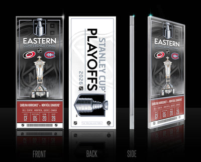 Highland Mint Montreal Canadiens 2026 NHL Eastern Conference Final Commemorative Acrylic Ticket