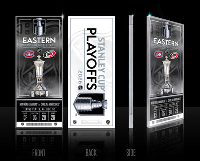 Highland Mint Carolina Hurricanes 2026 NHL Eastern Conference Final Commemorative Acrylic Ticket