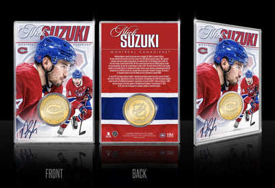 Highland Mint Nick Suzuki Montreal Canadiens Bronze Coin Card - Limited Edition /5,000