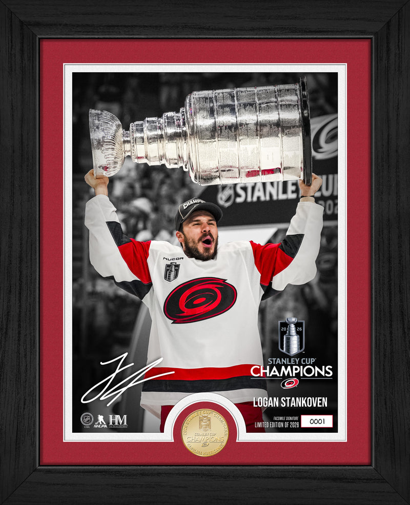 Highland Mint Logan Stankoven 2026 Stanley Cup Bronze Coin Photo Mint - Limited Edition /2,026