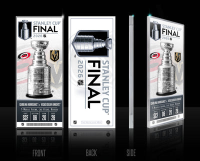Highland Mint 2026 NHL Stanley Cup Final Hurricanes vs. Golden Knights Commemorative Acrylic Ticket