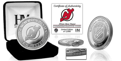 Highland Mint New Jersey Devils Silver Coin - Limited Edition /5,000