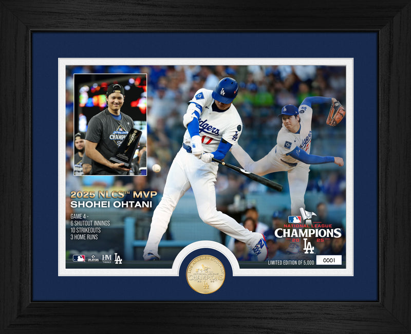 Highland Mint Shohei Ohtani 2025 NLCS MVP Bronze Coin Photo Mint - Limited Edition /5,000