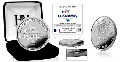 Highland Mint Los Angeles Dodgers 2025 National League Champions Silver Coin - Limited Edition /5,000