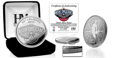 Highland Mint New Orleans Pelicans Silver Mint Coin - Limited Edition /5,000