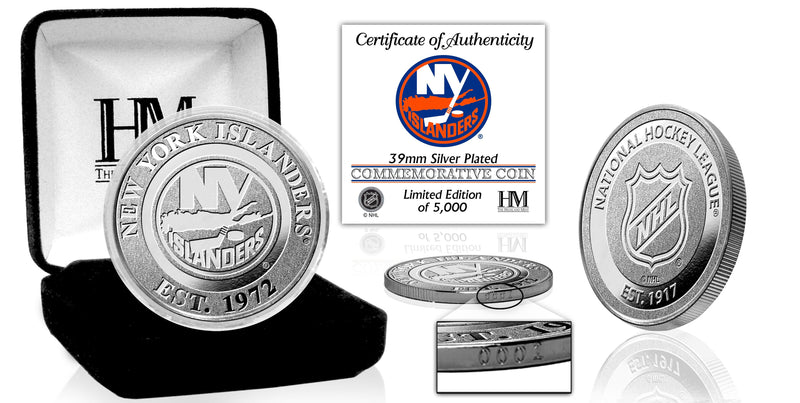 Highland Mint New York Islanders Silver Coin - Limited Edition /5,000
