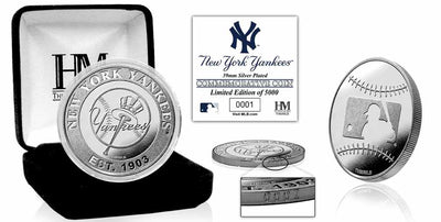Highland Mint New York Yankees Silver Coin - Limited Edition /5,000