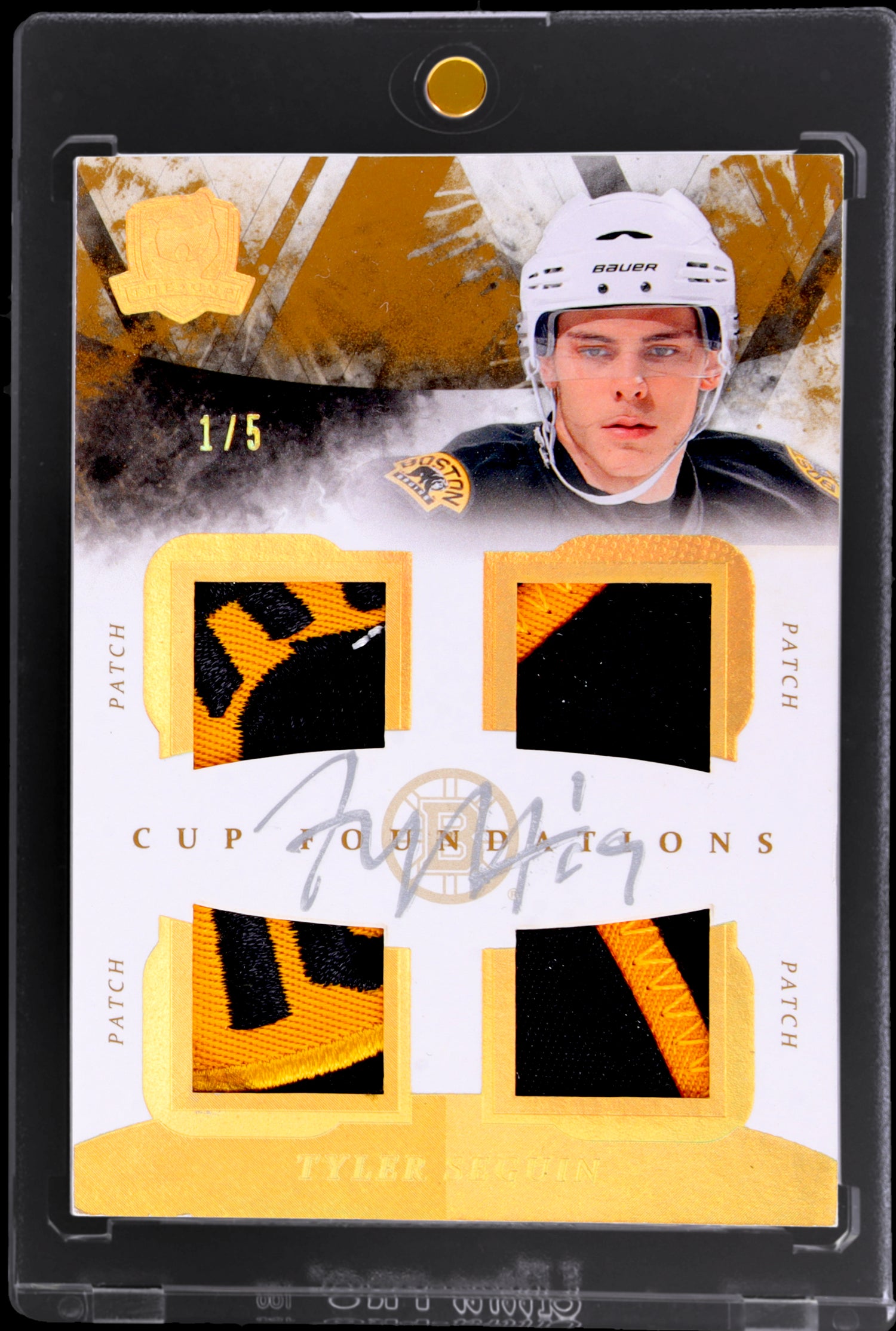 2010-11 Upper Deck The Cup Foundations Tyler Seguin #CF-TS 1/5 Auto Patch